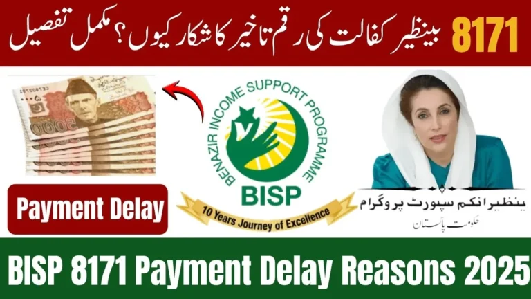 BISP 8171 Payment Delay Reasons 2025 – Check Status & Fix Payment Issues (Full Guide)